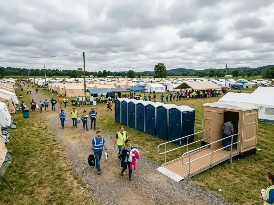 disaster-relief-camp-restrooms-010 — frequently asked questions, Dumpster & Portable Bathrooms Rental in Red Bud, IL